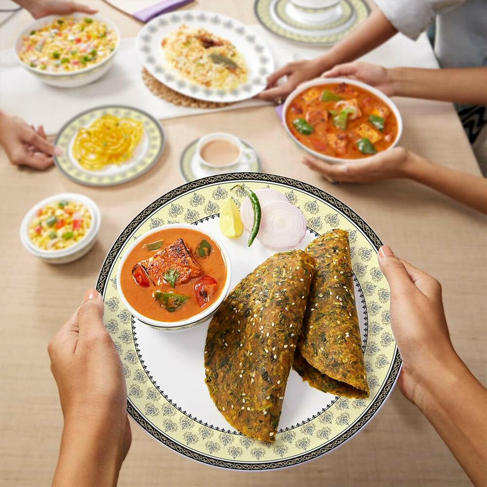 larah-by-borosil-kohinoor-amer-opalware-dinner-set-45-pieces-for-family-of-6-microwave-dishwasher-safe-bone-ash-free-crockery-set-for-dining-gifting-