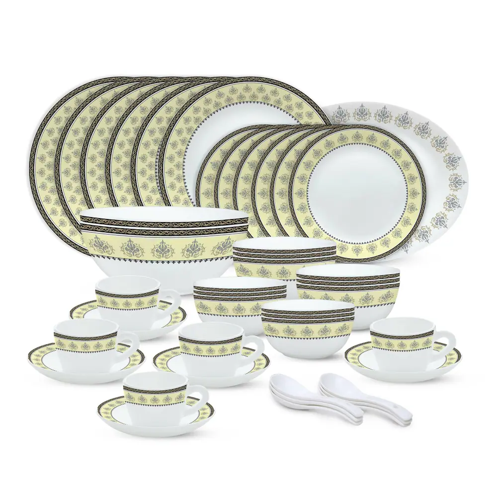 larah-by-borosil-kohinoor-amer-opalware-dinner-set-45-pieces-for-family-of-6-microwave-dishwasher-safe-bone-ash-free-crockery-set-for-dining-gifting