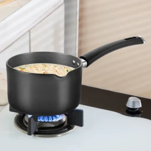 Hard Anodized Induction Base Spout Sauce Pan
