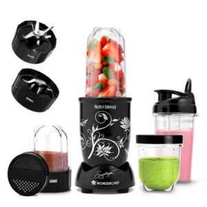 Nutri-blend 500W Mixer Grinder|22000 RPM Motor|3 Unbreakable Jars & Sipper