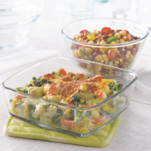 Borosil Serving Set: Bowl + Dish | 1.3L Bowl + 0.8L Dish