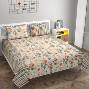 Cotton Velvet Bedsheet (102"X102") TH0006